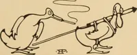 An illustration from Caricature. ed 1908 (1908)