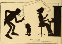 An illustration from Caricature. ed 1908 (1908)