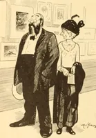 An illustration from Caricature. ed 1908 (1908)