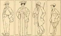 An illustration from Caricature. ed 1908 (1908)