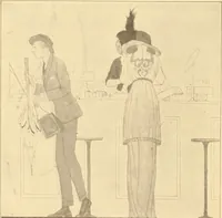 An illustration from Caricature. ed 1908 (1908)