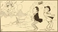 An illustration from Caricature. ed 1908 (1908)