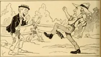 An illustration from Caricature. ed 1908 (1908)