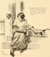 An illustration from Caricature. ed 1908 (1908)