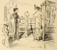 An illustration from Caricature. ed 1908 (1908)