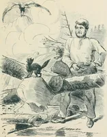 An illustration from A caricature history of Canadian politics : events from the union of 1841, as illustrated by cartoons from "Grip", and various other sources (1886)