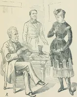 An illustration from A caricature history of Canadian politics : events from the union of 1841, as illustrated by cartoons from "Grip", and various other sources (1886)