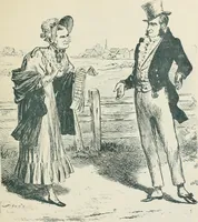 An illustration from A caricature history of Canadian politics : events from the union of 1841, as illustrated by cartoons from "Grip", and various other sources (1886)