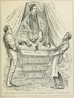Picture 73 of 209 from A caricature history of Canadian politics : events from the union of 1841, as illustrated by cartoons from "Grip", and various other sources (1886), leaf 166