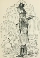 An illustration from A caricature history of Canadian politics : events from the union of 1841, as illustrated by cartoons from "Grip", and various other sources (1886)
