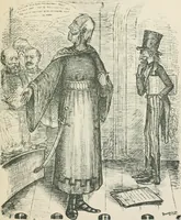 An illustration from A caricature history of Canadian politics : events from the union of 1841, as illustrated by cartoons from "Grip", and various other sources (1886)