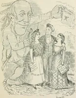 An illustration from A caricature history of Canadian politics : events from the union of 1841, as illustrated by cartoons from "Grip", and various other sources (1886)