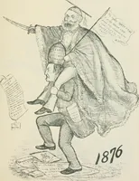 An illustration from A caricature history of Canadian politics : events from the union of 1841, as illustrated by cartoons from "Grip", and various other sources (1886)