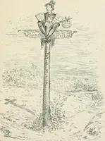 An illustration from A caricature history of Canadian politics : events from the union of 1841, as illustrated by cartoons from "Grip", and various other sources (1886)