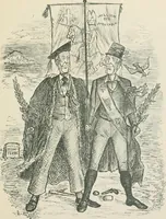 An illustration from A caricature history of Canadian politics : events from the union of 1841, as illustrated by cartoons from "Grip", and various other sources (1886)