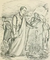 An illustration from A caricature history of Canadian politics : events from the union of 1841, as illustrated by cartoons from "Grip", and various other sources (1886)