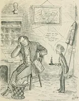 An illustration from A caricature history of Canadian politics : events from the union of 1841, as illustrated by cartoons from "Grip", and various other sources (1886)