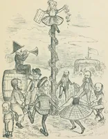 An illustration from A caricature history of Canadian politics : events from the union of 1841, as illustrated by cartoons from "Grip", and various other sources (1886)