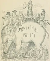 Picture 203 of 209 from A caricature history of Canadian politics : events from the union of 1841, as illustrated by cartoons from "Grip", and various other sources (1886), leaf 424