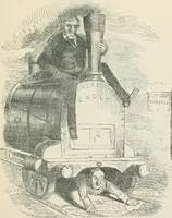 An illustration from A caricature history of Canadian politics : events from the union of 1841, as illustrated by cartoons from "Grip", and various other sources (1886)