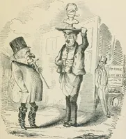 An illustration from A caricature history of Canadian politics : events from the union of 1841, as illustrated by cartoons from "Grip", and various other sources (1886)