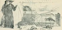 An illustration from A caricature history of Canadian politics : events from the union of 1841, as illustrated by cartoons from "Grip", and various other sources (1886)