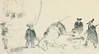An illustration from A caricature history of Canadian politics : events from the union of 1841, as illustrated by cartoons from "Grip", and various other sources (1886)