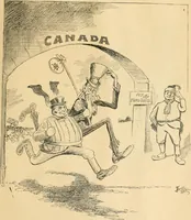 An illustration from Caricature politique au Canada = Free lance political caricature in Canada (1904)