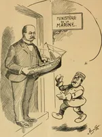 An illustration from Caricature politique au Canada = Free lance political caricature in Canada (1904)