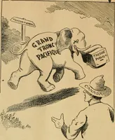 An illustration from Caricature politique au Canada = Free lance political caricature in Canada (1904)
