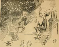 An illustration from Caricature politique au Canada = Free lance political caricature in Canada (1904)
