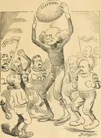 An illustration from Caricature politique au Canada = Free lance political caricature in Canada (1904)