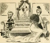 An illustration from Caricature politique au Canada = Free lance political caricature in Canada (1904)