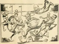 An illustration from Caricature politique au Canada = Free lance political caricature in Canada (1904)
