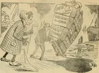 An illustration from Caricature politique au Canada = Free lance political caricature in Canada (1904)