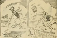 An illustration from Caricature politique au Canada = Free lance political caricature in Canada (1904)