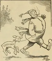 An illustration from Caricature politique au Canada = Free lance political caricature in Canada (1904)
