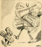 An illustration from Caricature politique au Canada = Free lance political caricature in Canada (1904)