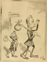 An illustration from Caricature politique au Canada = Free lance political caricature in Canada (1904)