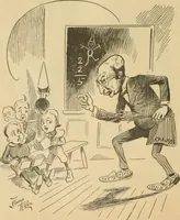 An illustration from Caricature politique au Canada = Free lance political caricature in Canada (1904)