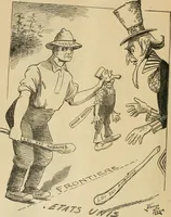 An illustration from Caricature politique au Canada = Free lance political caricature in Canada (1904)