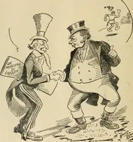 An illustration from Caricature politique au Canada = Free lance political caricature in Canada (1904)