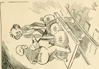 An illustration from Caricature politique au Canada = Free lance political caricature in Canada (1904)