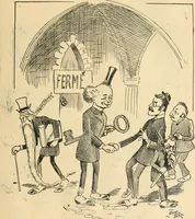 An illustration from Caricature politique au Canada = Free lance political caricature in Canada (1904)