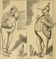 An illustration from Caricature politique au Canada = Free lance political caricature in Canada (1904)