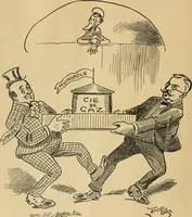An illustration from Caricature politique au Canada = Free lance political caricature in Canada (1904)