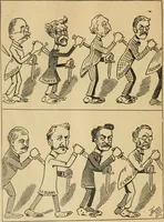 An illustration from Caricature politique au Canada = Free lance political caricature in Canada (1904)