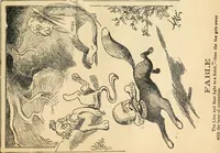 An illustration from Caricature politique au Canada = Free lance political caricature in Canada (1904)