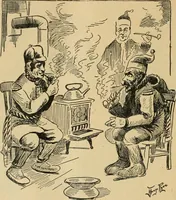An illustration from Caricature politique au Canada = Free lance political caricature in Canada (1904)