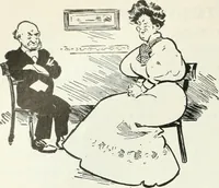 An illustration from Caricature; wit and humor of a nation in picture, song and story (1911)